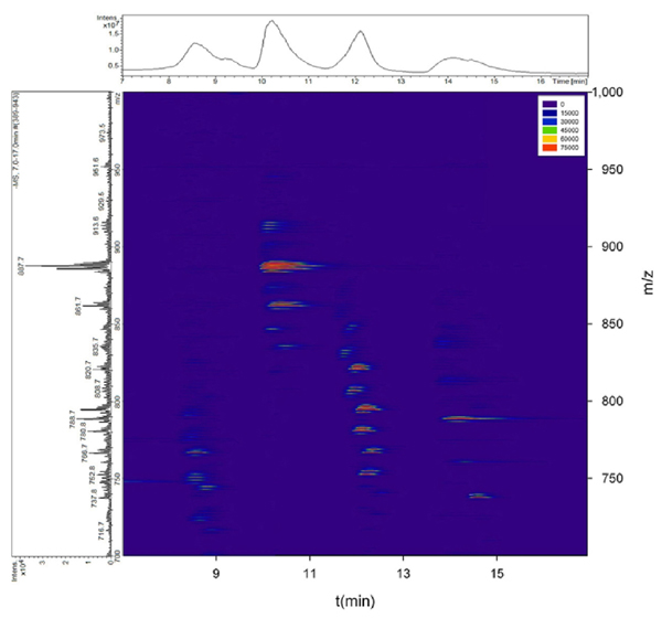 LC/MS Analysis of Major Phospholipids of U937 cells